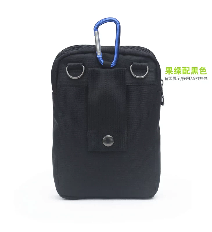 Túi đựng điện thoại di động dung tích lớn 7,9 inch của nam đeo thắt lưng Túi lớn đa chức năng ví thể thao ngoài trời nữ phiên bản Triều Tiên của Hàn Quốc - Túi