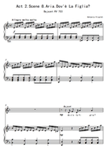 Act 2 Scene 8 Aria dovèla Figlia-F bG Gb A B C D bE E tune