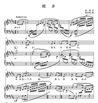 Hometown-Lu Huabai-B tone-F bG G bA B C D bE E-tone adjustable high-speed positive spectrum-Guangdong