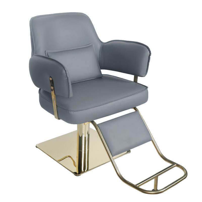 Net Red Beauty Hair Shop Chair Hair Salon Special Brief Modern High-end Barber Shop Disc Seat Haircut Chair Bronzing Chair