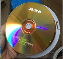 The golden disc engraving surface is also a golden blank DVD.