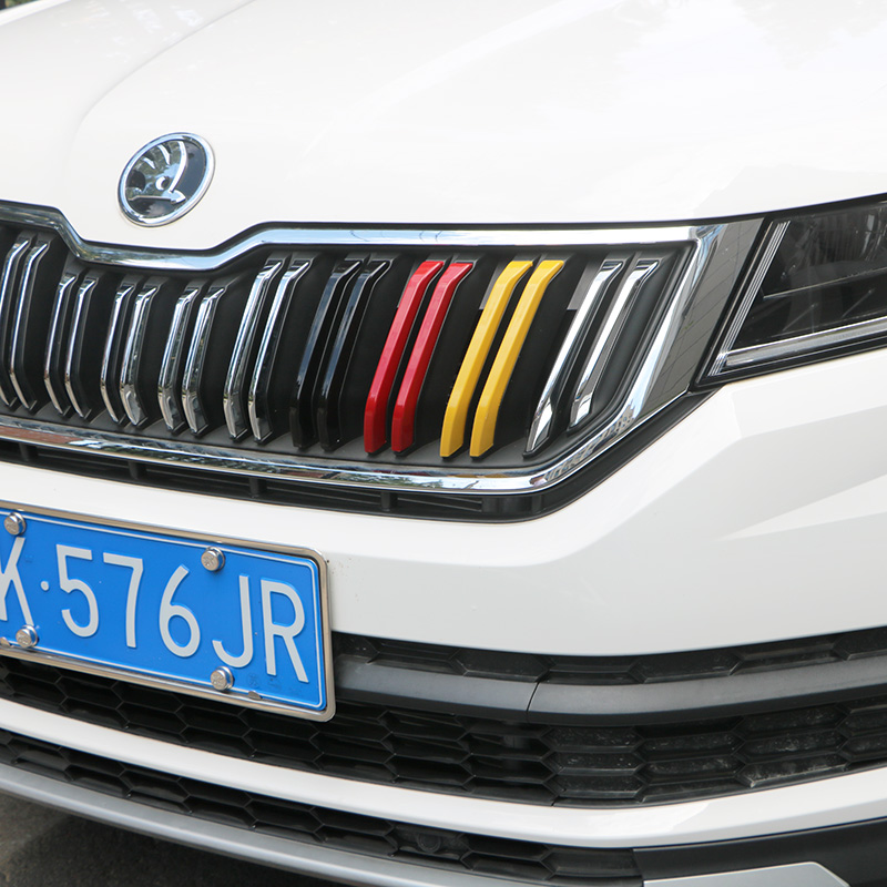 Skoda Kodiak Kodiak three-color mesh strip Kodiak GT modified mesh trim strip sequins