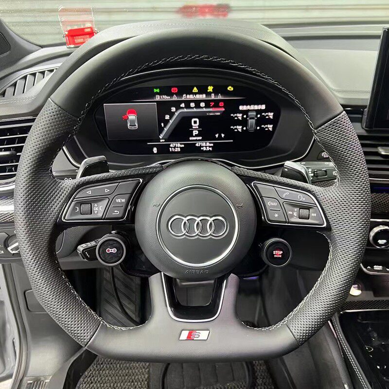 Руль ретрофит 博世适用奥迪a4la6la7la8q5lq7q8改装液晶多功能旋钮按键智能启动 Rdpxf