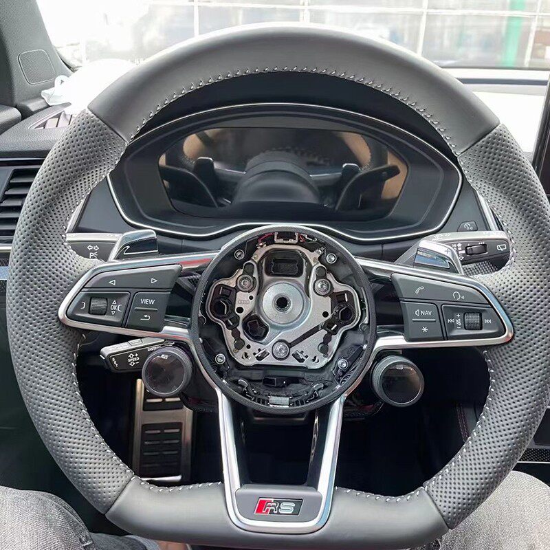 Руль ретрофит 博世适用奥迪a4la6la7la8q5lq7q8改装液晶多功能旋钮按键智能启动 Rdpxf