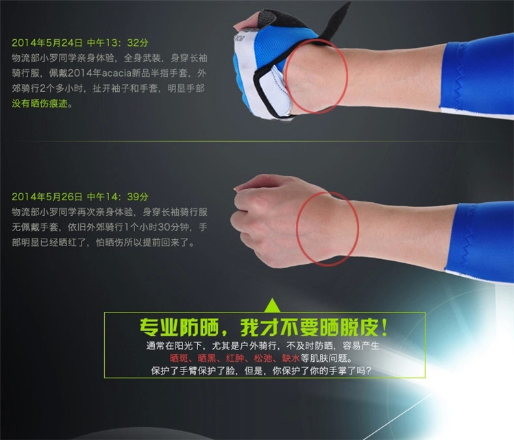 Gants de cyclisme mixte ACACIA - Ref 2244026 Image 49