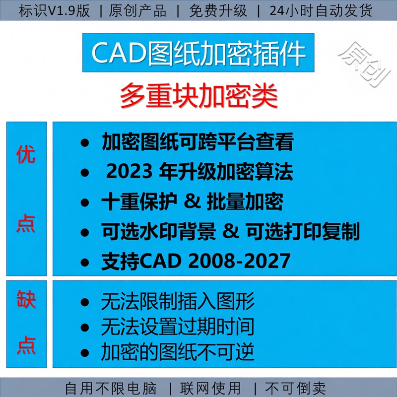 Cad Drawing Encryption Plugin, Batch Encryption, a Must-Have for Designers, Surpasses Tianzheng Lock Encryption Software Cad Drawing Encryption Plugin, Batch Encryption, a Must-Have for Designers, Surpasses Tianzheng Lock Encryption Software