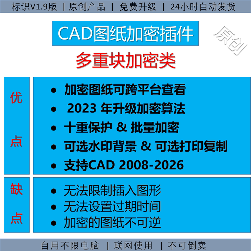Cad Drawing Encryption Plugin, Batch Encryption, a Must-Have for Designers, Surpasses Tianzheng Lock Encryption Software Cad Drawing Encryption Plugin, Batch Encryption, a Must-Have for Designers, Surpasses Tianzheng Lock Encryption Software