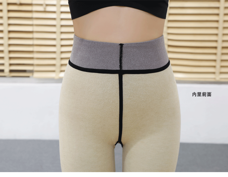 6800D thêm dày 600 gram xà cạp lụa nhung ấm cung eo đôi ấm áp giữ nhiệt bếppipe một chân vớ quần tất da
