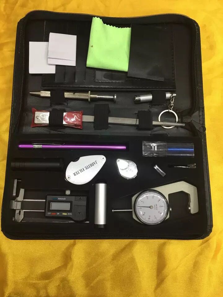 Portable Diamond Identification Toolkit Precision Card Diochrome Spectroscope Filter Mirror Maximizer Toolkit