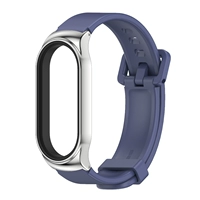 Силиконовый браслет CS-MIDANGE BLUE+Silver Frame
