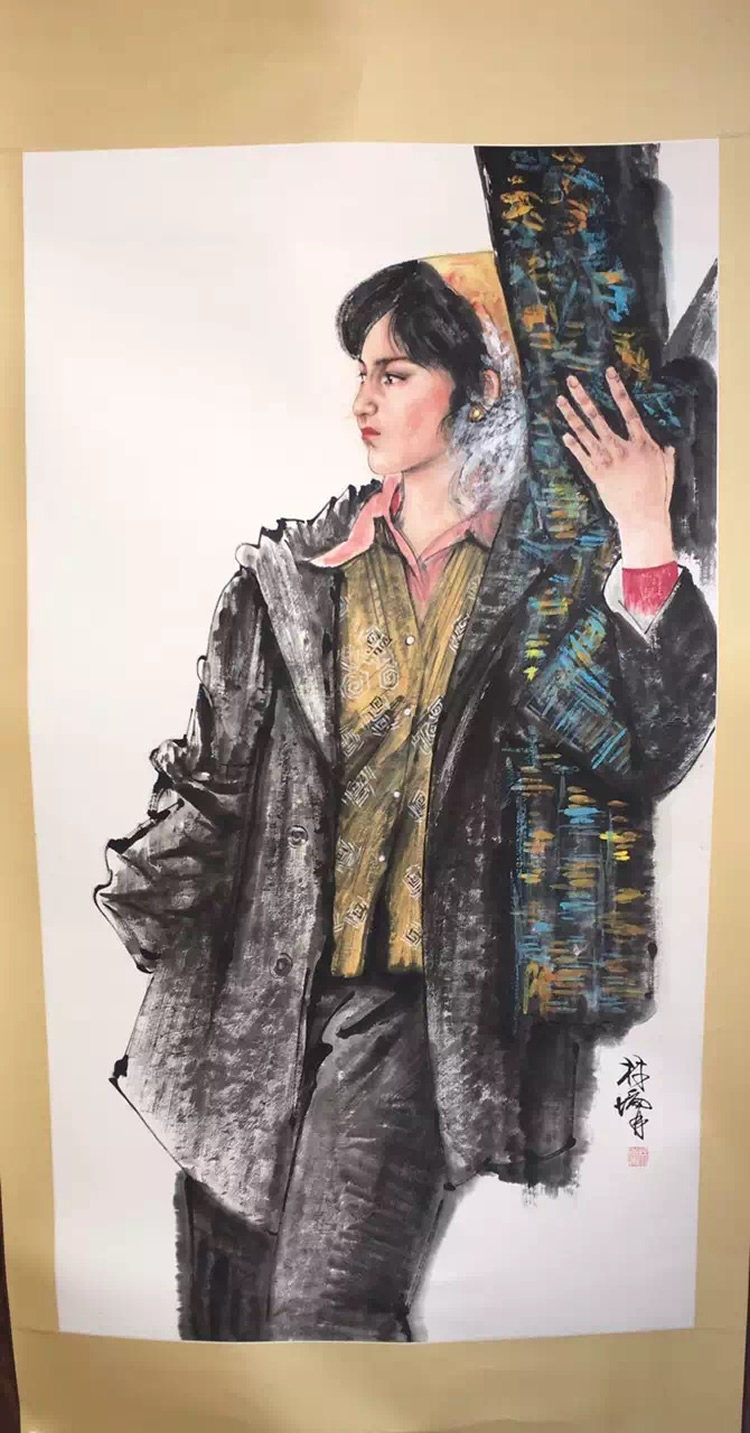 Jim Yong's figures (boutique) virtuoso handwriting calligraphy and painting and calligraphy and painting boutique collection old painting promotion