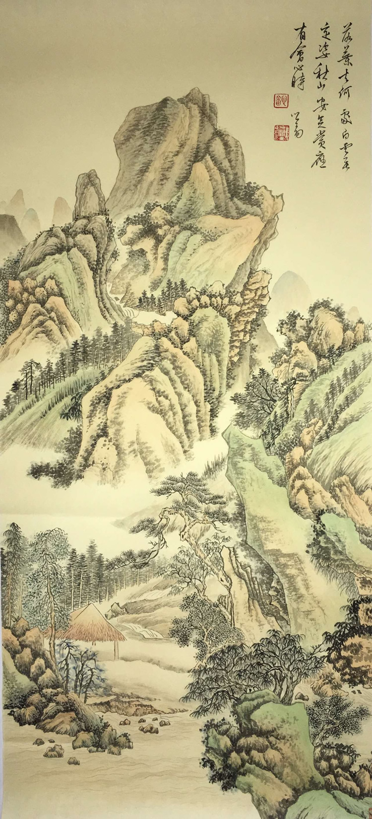 The famous calligraphy and calligraphy collection of the famous Chinese landscape paintings by the famous people of the Pheu landscape paintings, the old and the old and the old paintings and the old paintings are hot and sold.