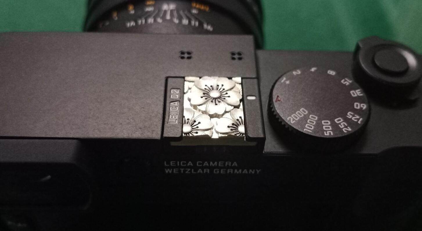 Pure silver cherry blossom suitable for Leica leica m3 2 4 6 8 910240mp me camera film Thermal boot lid 
