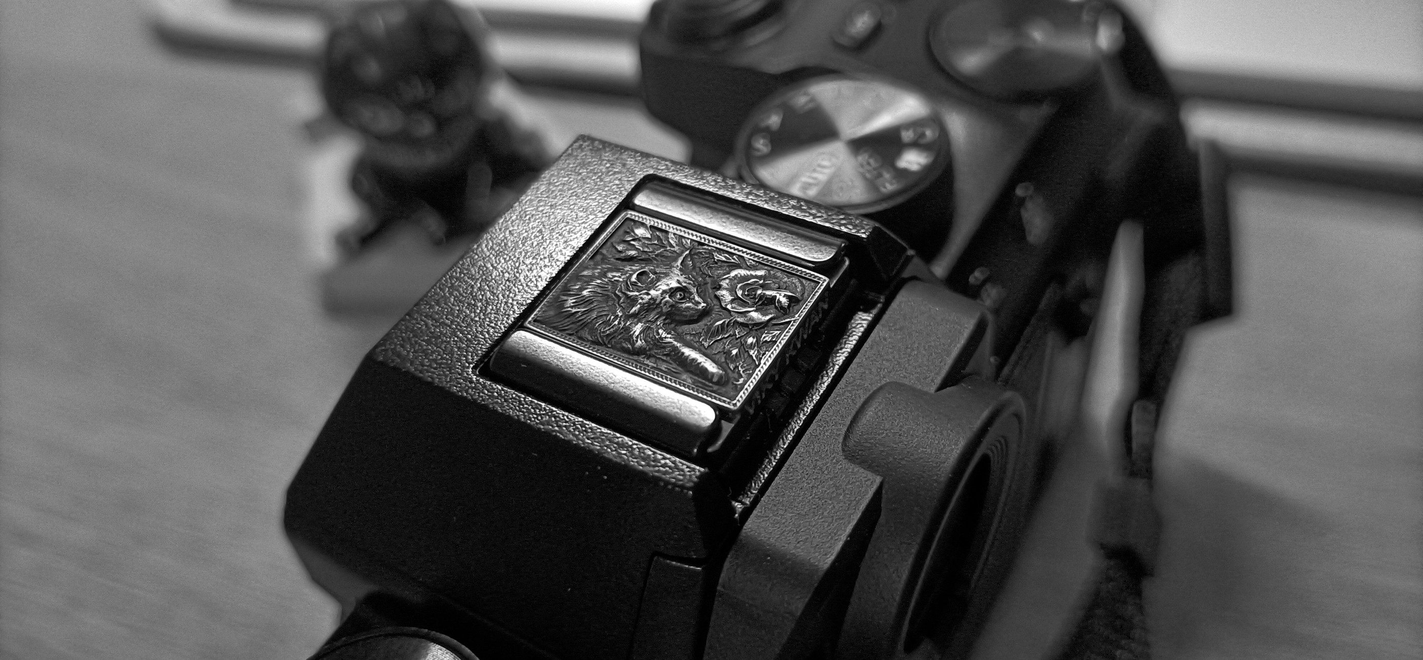 Kitty customization for Fojian Canon Nikon Sony Bindha Sufuji SLR camera hot boot cover