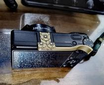 New custom creative brass titanium alloy suitable for Ricoh gr3 x camera hot shoe protective cover finger handle
