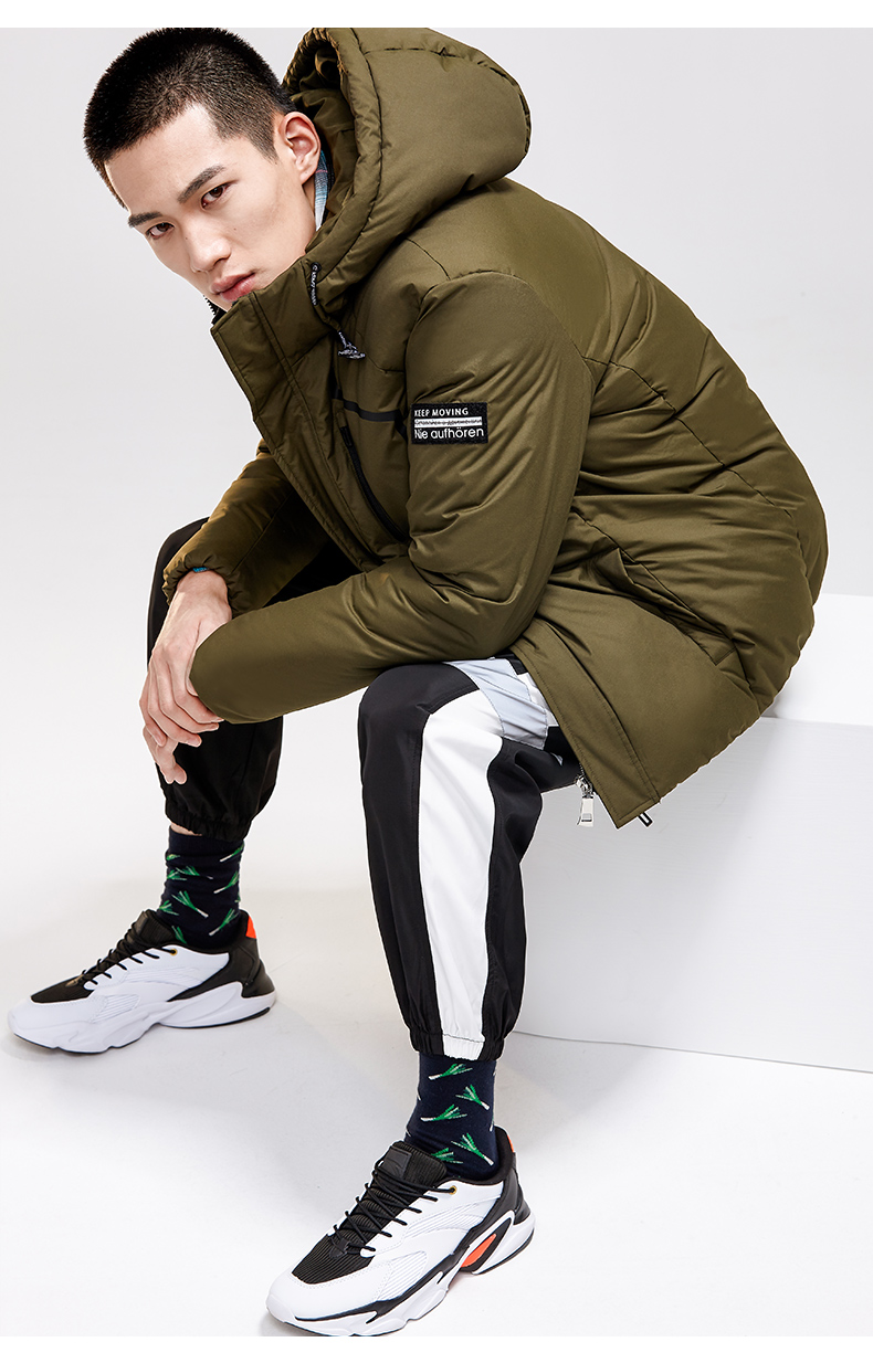 Anta sports down jacket nam mùa đông 2018 mới dày ấm áp thể thao cotton nam áo khoác ngắn —