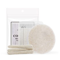 20 slices of Fitted Face Sponge Cleaning Face Bashing Compression Wash Face Bashing Seaweed Wash Face Bashing with soft and water enlarged