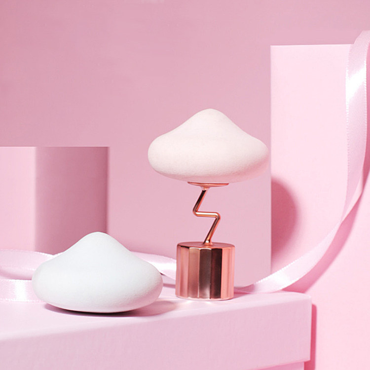 Angel and devil Dry and wet Makeup Sponge Beauty Tools Cloud Lightning Cute Powder Bashing Facial Supplies Blue