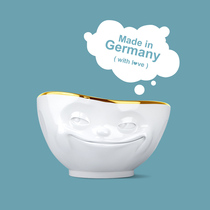 W1962 German imported Tassen ceramic Phnom edge cartoon expression bowl Creative Bowl multi-purpose bowl 500ml