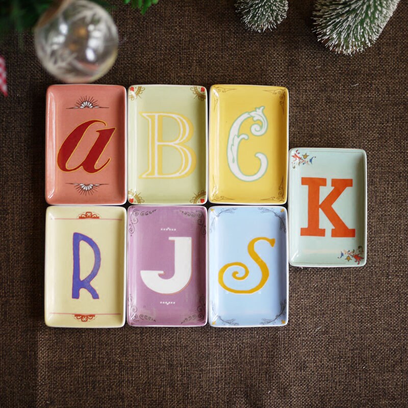 W1962 Exit US R Home Decorative Alphabet Art Small Disc desktop containing disc Alphabet Pendulum