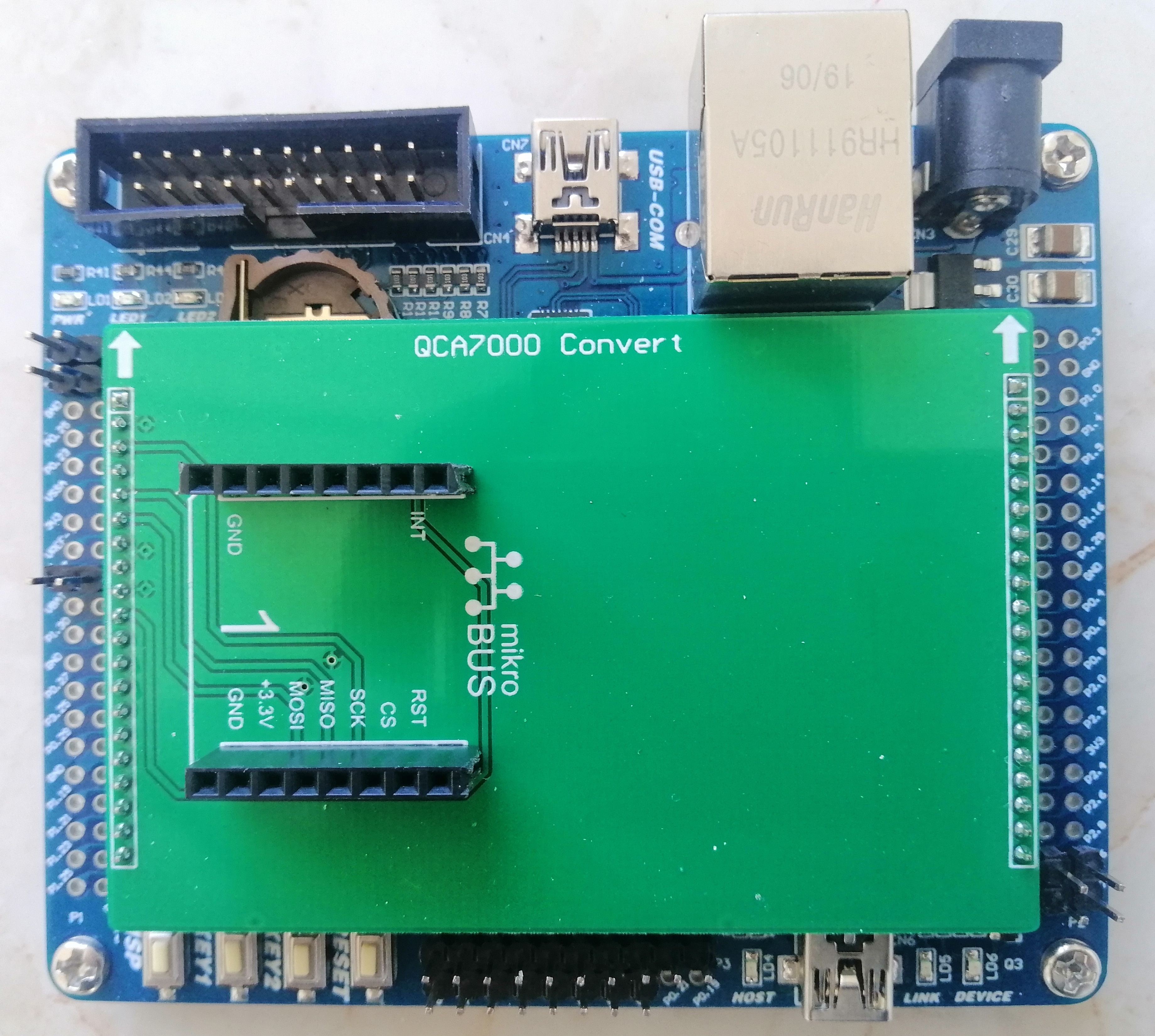 QCA7000 7005HomePlug Green PHY Charging pile development board programmer LPC17* * Master