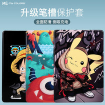  2020 new ipad pro12 9 protective case with pen slot Pro11 inch 4th generation cartoon anti-fall soft shell