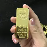 Золотая классическая зажигалка, металлическая ультратонкая глянцевая фигурка