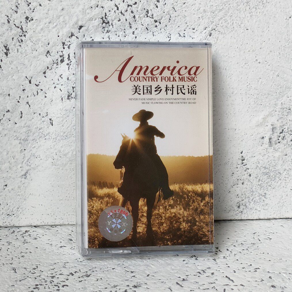 Tapes English Song American Country folk songs European and American classic old song cards with brand new undemolished