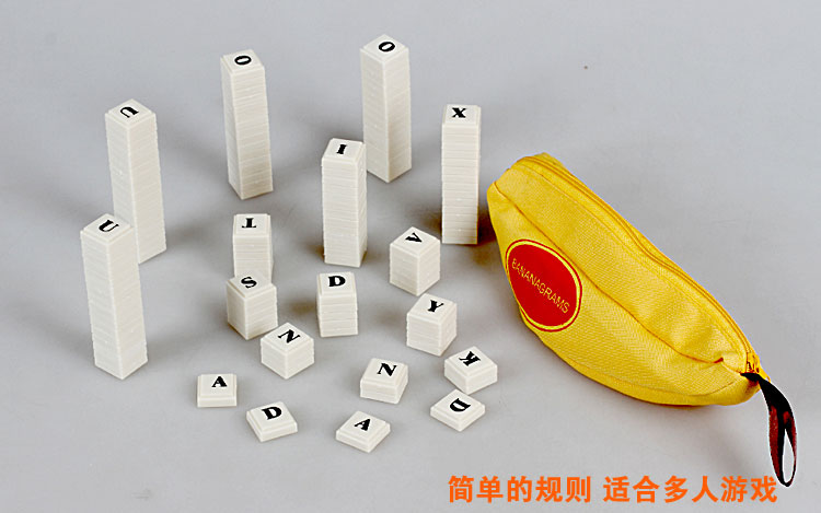 Học Tập sớm Puzzle Chuối Cờ Vua English Chính Tả Bananagrams Trò Chơi Bảng Bàn Cờ Trẻ Em Ban Trò Chơi đồ chơi trí tuệ cho bé 5 tuổi