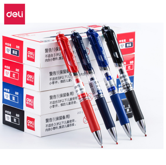 Able S01 Middle Sex Pen 0 5mm Sort By Moving Money Office Business Student Exam Carbon Water-based Pen 6906 Substitute Core
