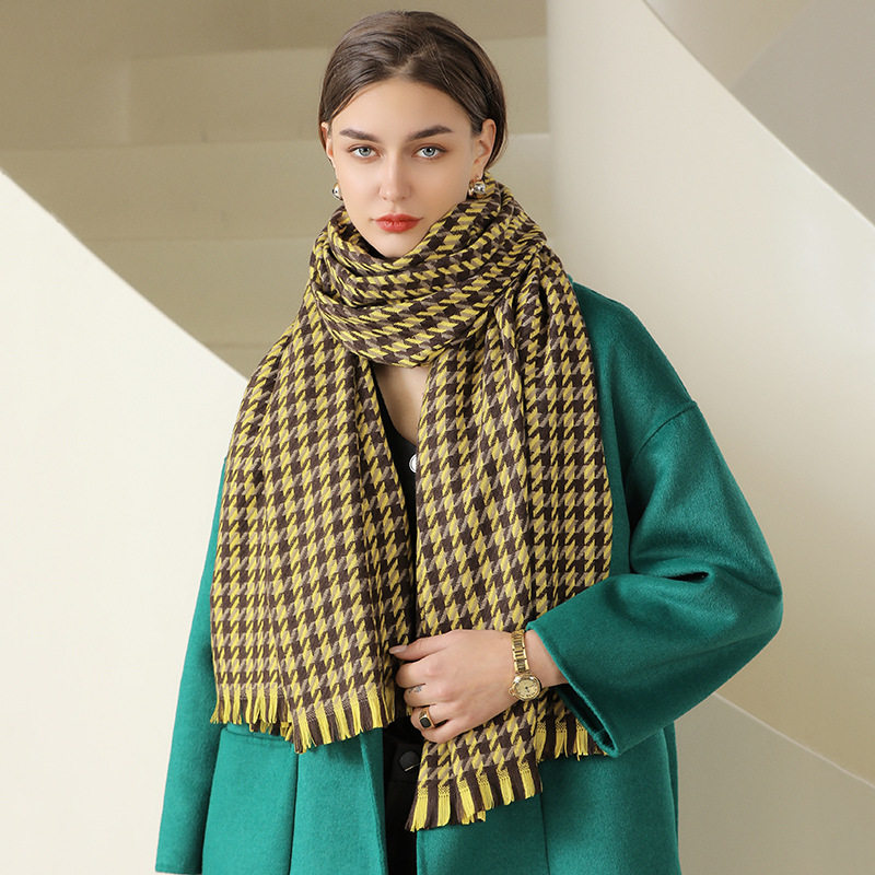 Candy Keen scarf female 2022 winter new temperament all-match warm shawl dual-purpose birthday gift