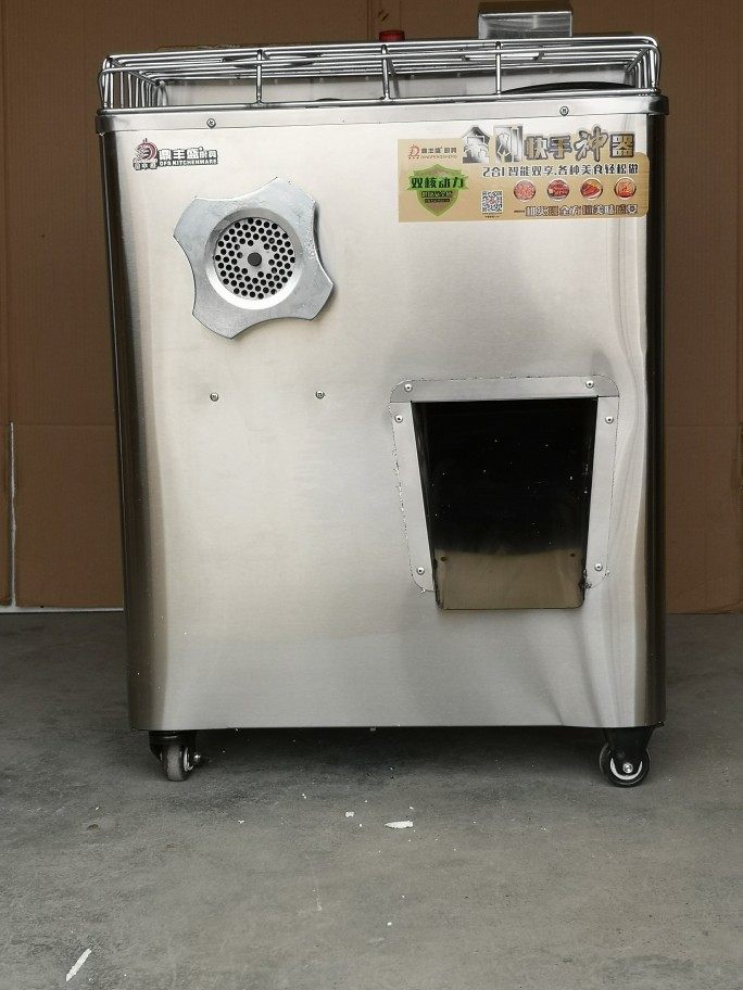 Dingfengsheng commercial stainless steel meat grinder meat cutter meat shreds cut hairy belly cut beef and mutton machine