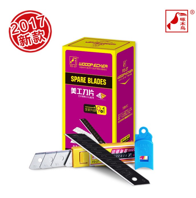  Woodpecker cut paper knife beauty knife blade 18mm FD-27 0 6mm thick