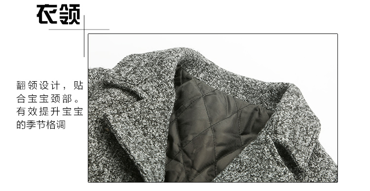 Manteau pour garcon en de laine - Ref 2161199 Image 13