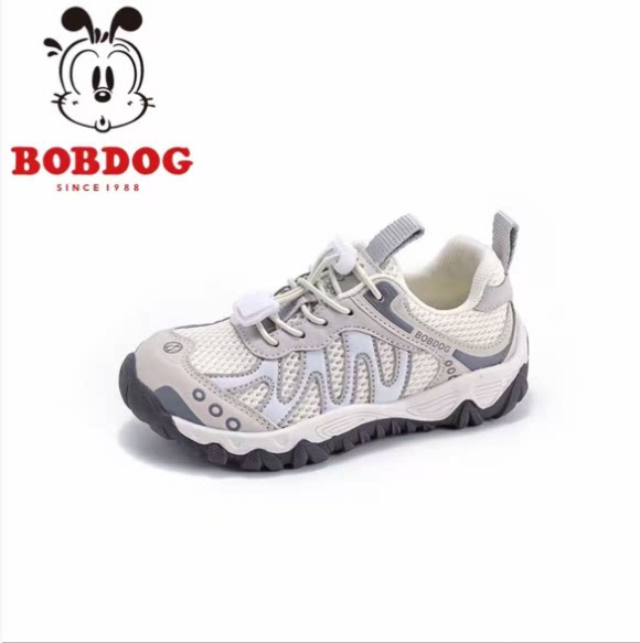 Babudou Boys' Sports Shoes 2026 New Summer Children's Mesh Breathable Non-Slip Hiking Thin Mesh Shoes with Hollow Design — 2