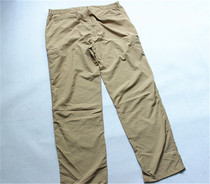 Foreign trade American mens summer large size single-layer thin multi-bag quick-drying pants loose casual tooling straight pants trousers