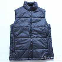 Foreign trade Foreign single mens autumn and winter cotton light warm standing collar vest size sleeveless shoulder cotton jacket