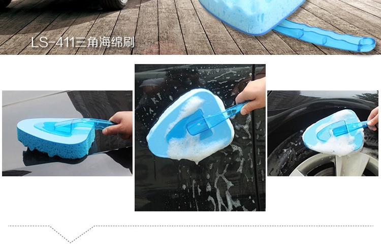 Rửa xe bọt biển làm sạch bàn chải làm sạch bọt biển xe hơi mật độ cao không làm tổn thương sơn xe thấm nước vết bẩn làm sạch dụng cụ cung cấp dụng cụ - Sản phẩm làm sạch xe