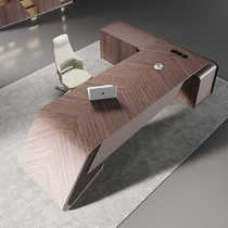 Boss office desk and chair combination simple and modern presidents office executive desk manager supervisor high-end light luxury furniture