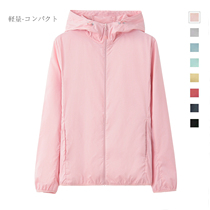 Womens clothing portable connected hat jacket 2022 spring new fashion casual light slim loose jacket female sunscreen