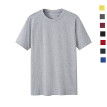 Male short sleeve T-shirt pure cotton beating undershirt white T-shirt sweatshirt color short sleeve round collar half sleeve 20 years spring summer new