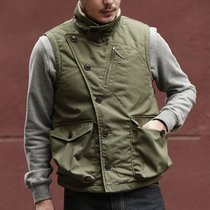 VINTAMERI Retro Locomotive Hard Han 10OZ Beads Sail Dupont TEFLON Waterproof Pilot Knight Machia