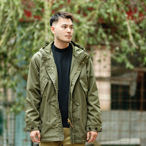 VINTAMERI American VINTAGE MILITARY uniform Waterproof windproof CASUAL YOUTH HOODED zipper windbreaker jacket M51