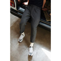 VINTAMERI Inron retro MODS high-end business daily casual wool tapered hair The gentleman 90% pants