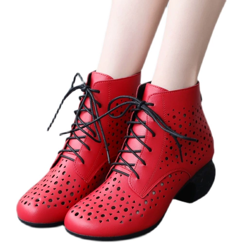 Этнические сандалии, летняя обувь, комфортные туфли для матери, из натуральной кожи, этнический стиль, мягкая подошва