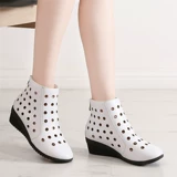 Martens, белые летние короткие сапоги, из натуральной кожи, мягкая подошва