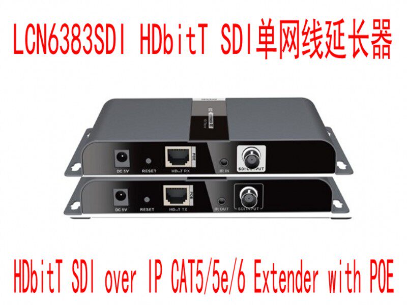 LCN6383SDI HDbitT SDI Cable Extender SDHD3D-SDI Video POE Function