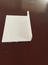 Factory direct permanent solid plastic pipe PVC pipe profile L groove frame 68*20*2 5mm
