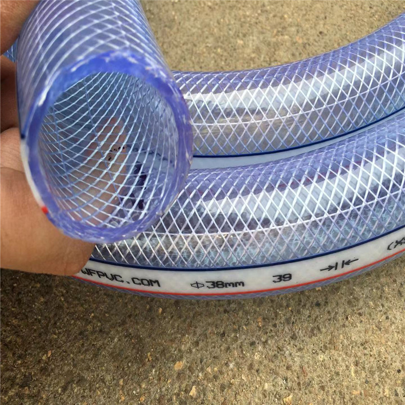 Time card One inch half mesh tube Snake Peel Tube acid-resistant PH Resistant 38MMPVC fiber reinforced hose