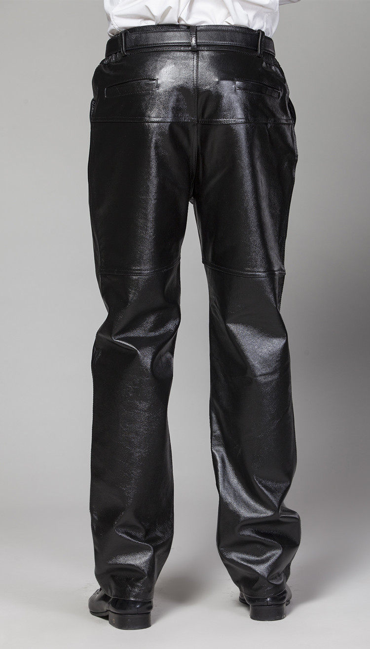 Pantalon cuir homme droit pour hiver - Ref 1492561 Image 18